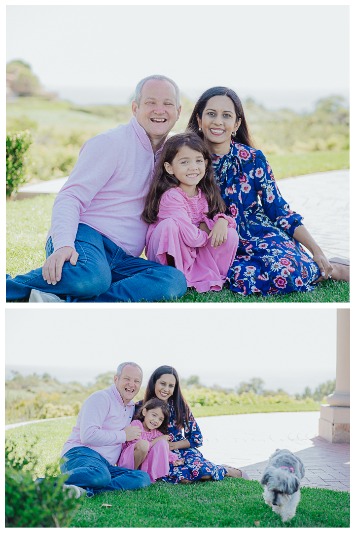 Family Session, Wedding Anniversary, and Birthday Photo Session at Pelican Hill Resport in Newport Beach, Orange County, California