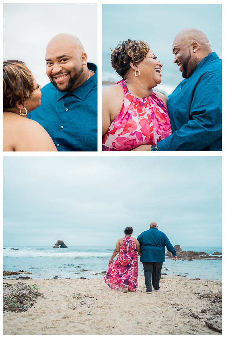 Tatiana and Chris Engagement Session at Little Corona Del Mar Beach in Corona Del Mar, Newport Beach, Orange County, California