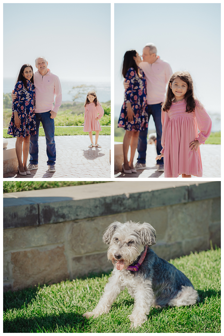 Family Session, Wedding Anniversary, and Birthday Photo Session at Pelican Hill Resport in Newport Beach, Orange County, California