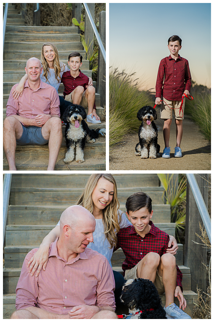 Holiday family session at Terranea Resort and Beach in Palos Verdes, Los Angeles, California.