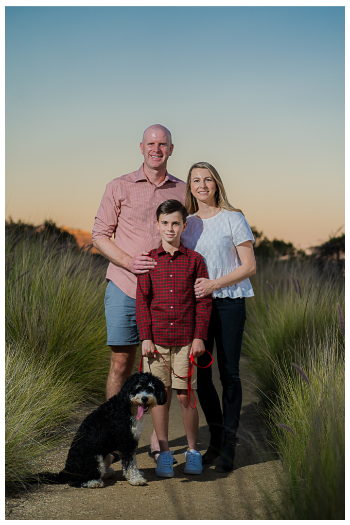 Holiday family session at Terranea Resort and Beach in Palos Verdes, Los Angeles, California.