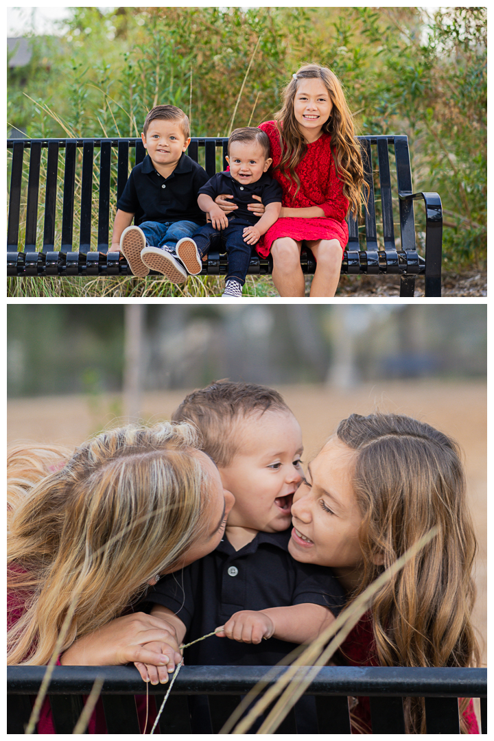 Family photos session at Desiderio Neighborhood Park in Pasadena, Los Angeles, California.