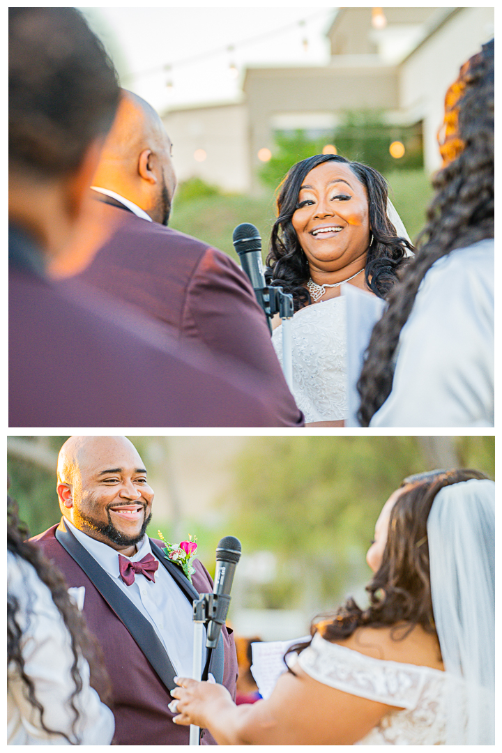 Wedding ceremony and reception at Hidden Valley Golf Club in Norco, California