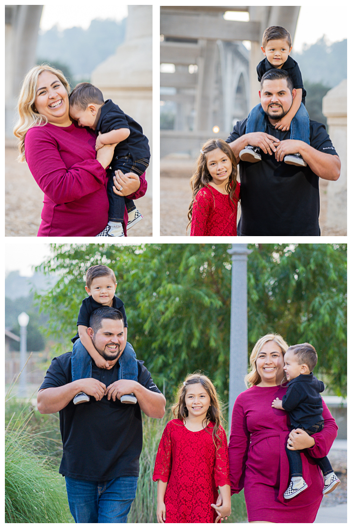 Family photos session at Desiderio Neighborhood Park in Pasadena, Los Angeles, California.