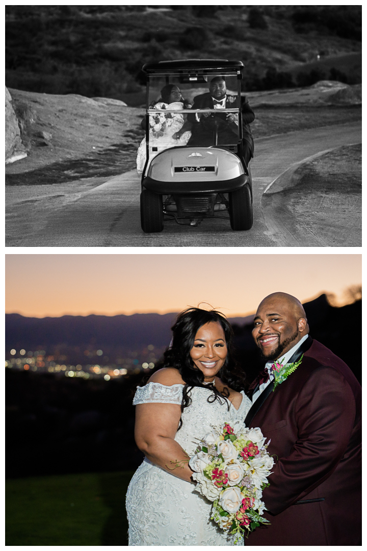 Wedding ceremony and reception at Hidden Valley Golf Club in Norco, California