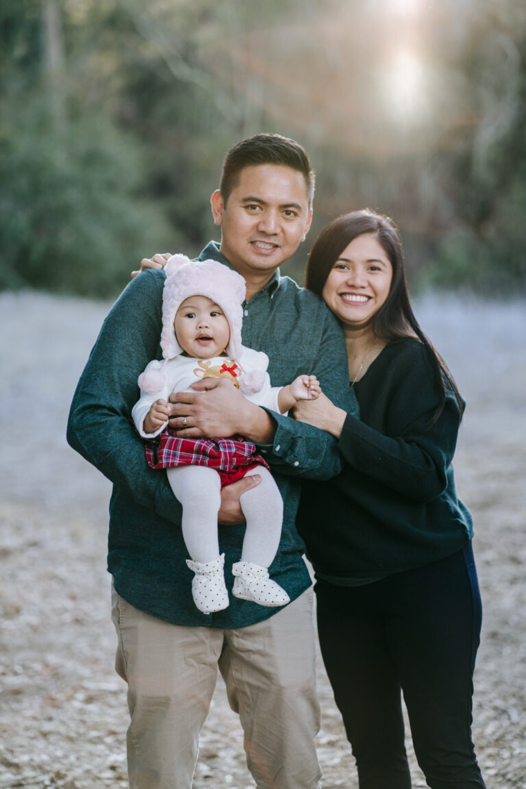 Newborn Milestone Family session at Malaga Cove, Palos Verdes, Los Angeles, California.