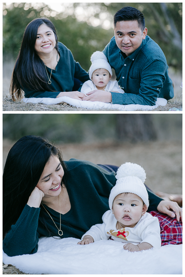 Newborn Milestone Family session at Malaga Cove, Palos Verdes, Los Angeles, California.