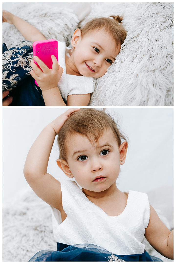 Home studio newborn and toddler session. Torrance, California