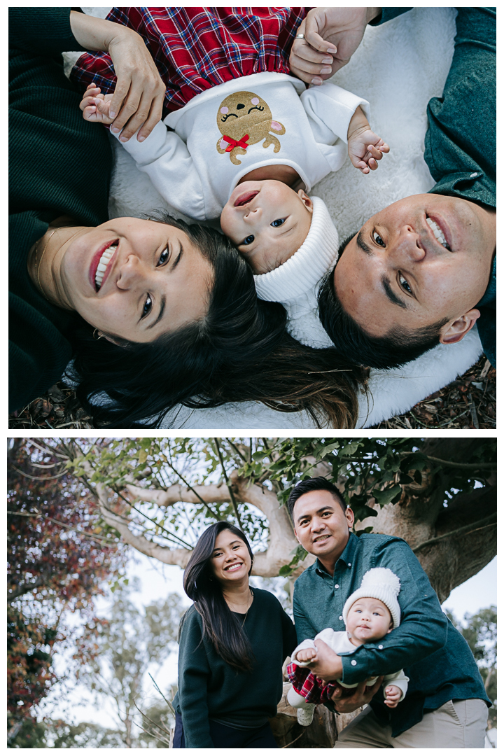 Newborn Milestone Family session at Malaga Cove, Palos Verdes, Los Angeles, California.