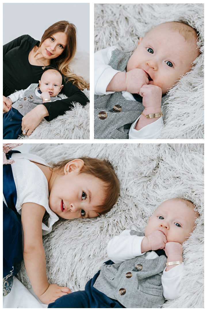 Home studio newborn and toddler session. Torrance, California