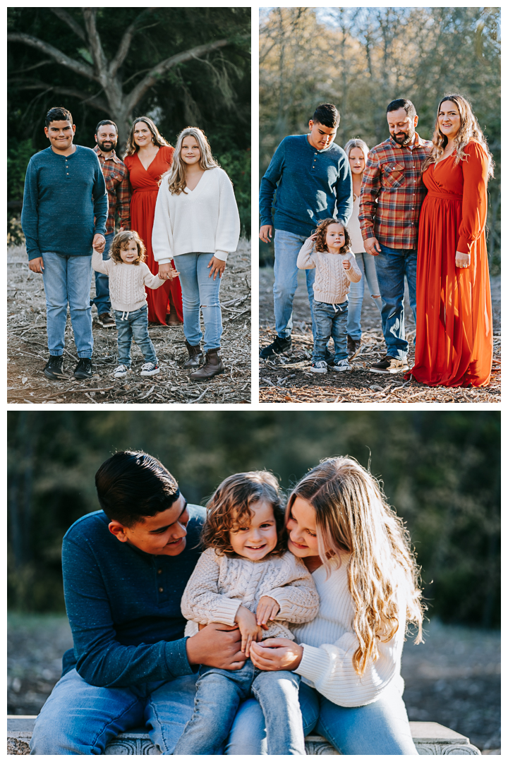 Outdoor family session with newborn in Malaga Cove, Palos Verdes, Los Angeles, California