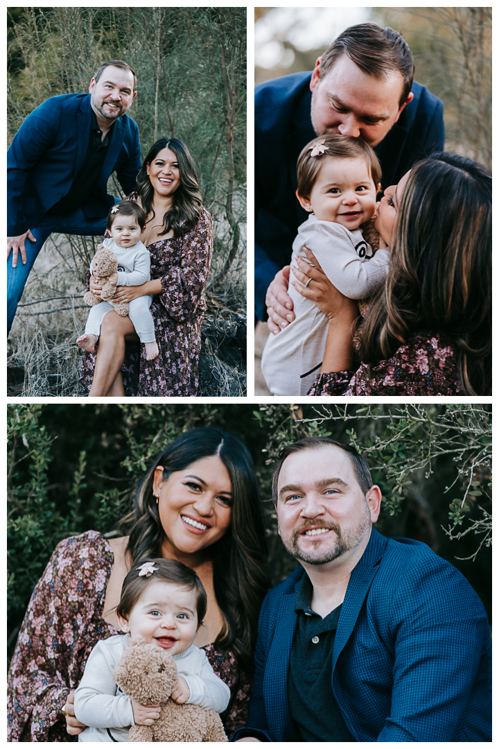 Outdoor family session with newborn in Malaga Cove, Palos Verdes, Los Angeles, California