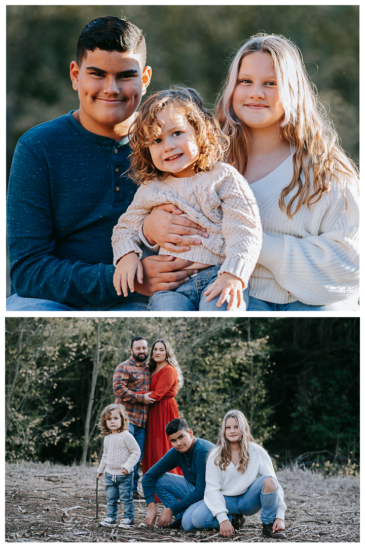 Outdoor family session with newborn in Malaga Cove, Palos Verdes, Los Angeles, California