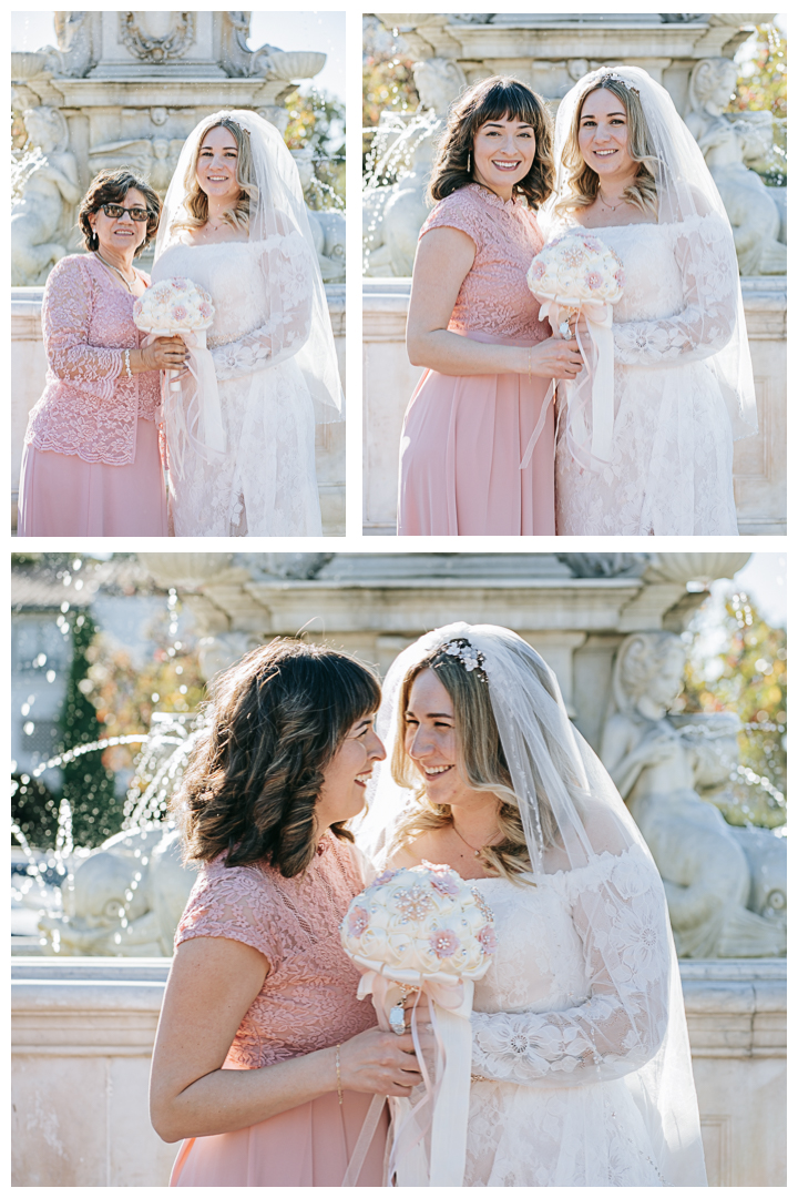 Wedding Portraits at Malaga Cove Plaza in Palos Verdes, Los Angeles, California