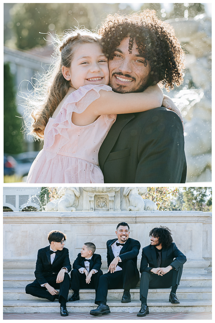 Wedding Portraits at Malaga Cove Plaza in Palos Verdes, Los Angeles, California