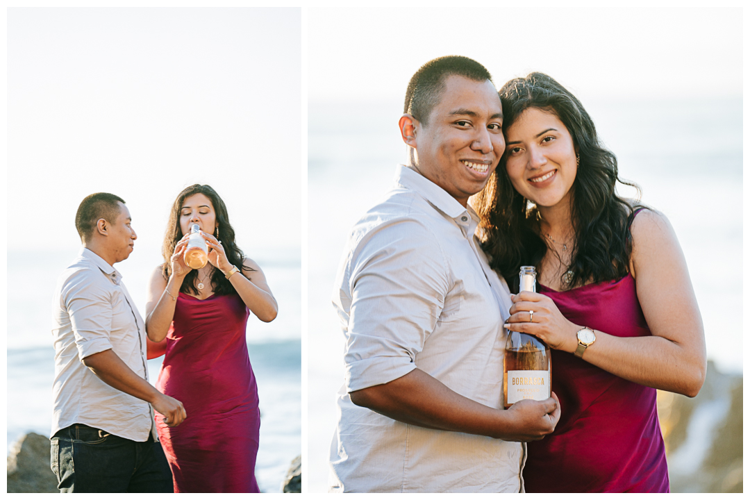 Surprise Proposal and Mini Engagement session in Palos Verdes, Los Angeles, California