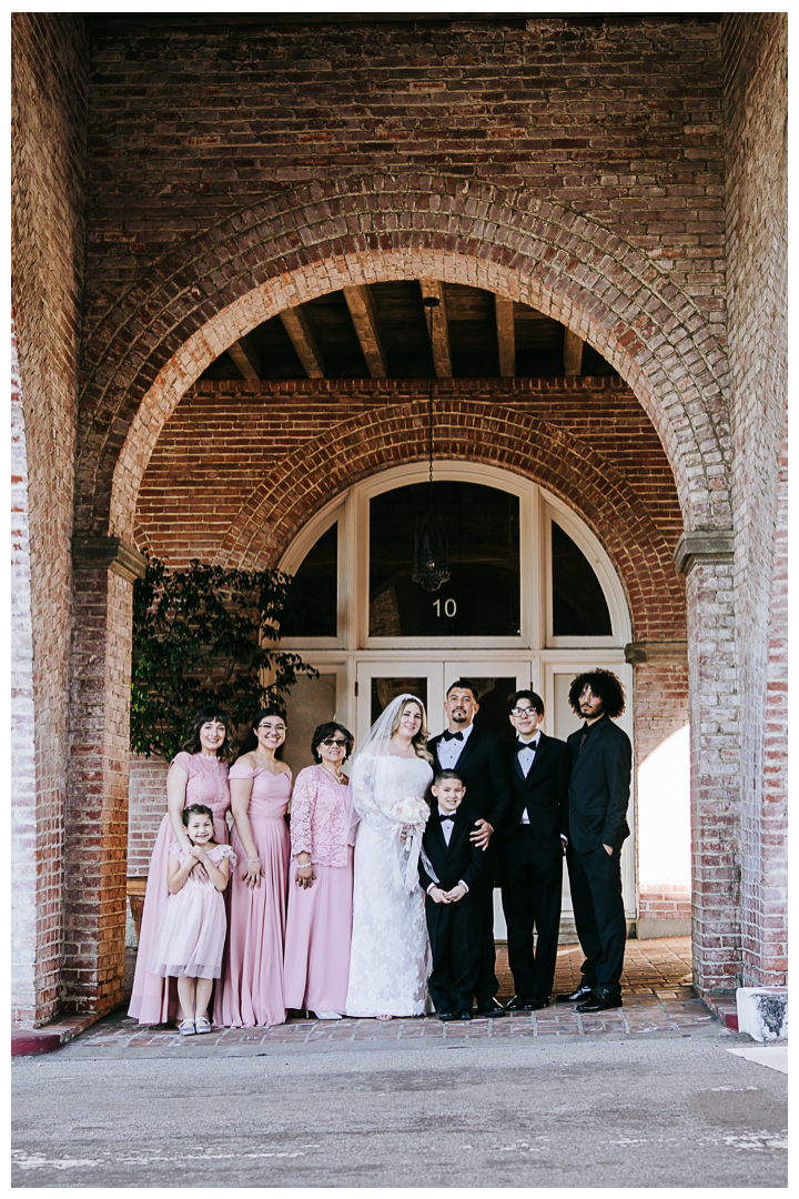 Wedding Portraits at Malaga Cove Plaza in Palos Verdes, Los Angeles, California