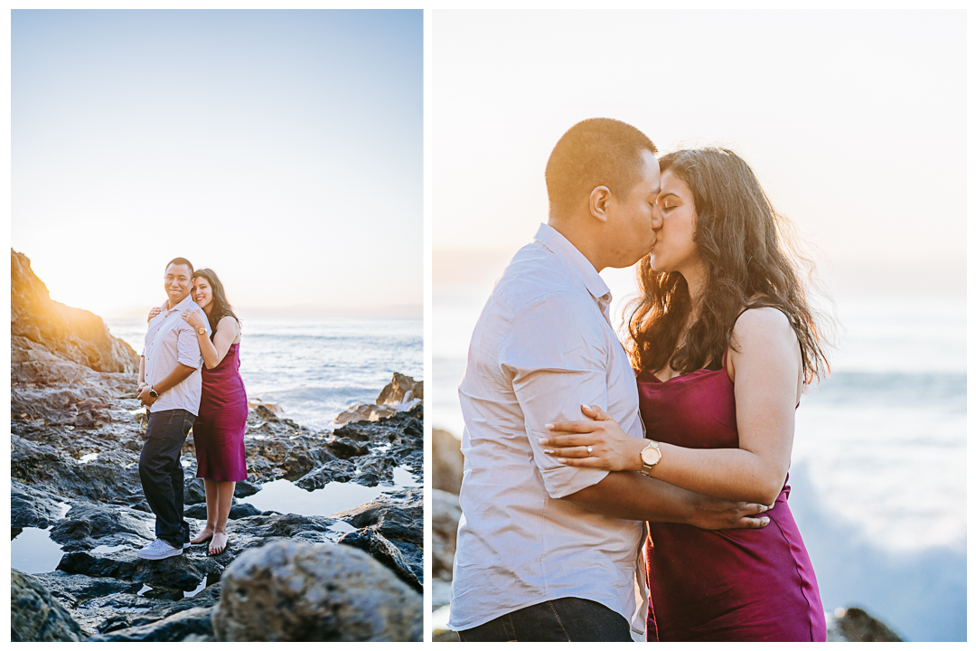 Surprise Proposal and Mini Engagement session in Palos Verdes, Los Angeles, California