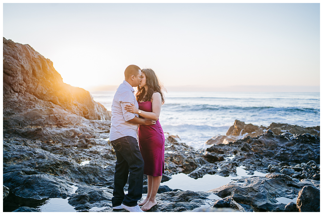 Surprise Proposal and Mini Engagement session in Palos Verdes, Los Angeles, California