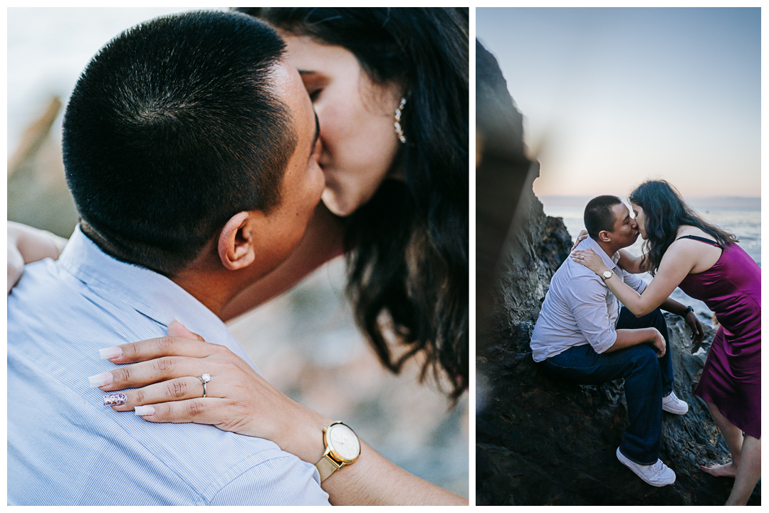 Surprise Proposal and Mini Engagement session in Palos Verdes, Los Angeles, California
