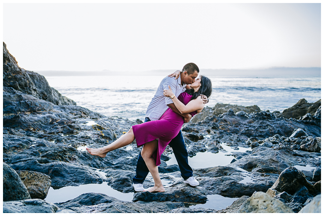 Surprise Proposal and Mini Engagement session in Palos Verdes, Los Angeles, California