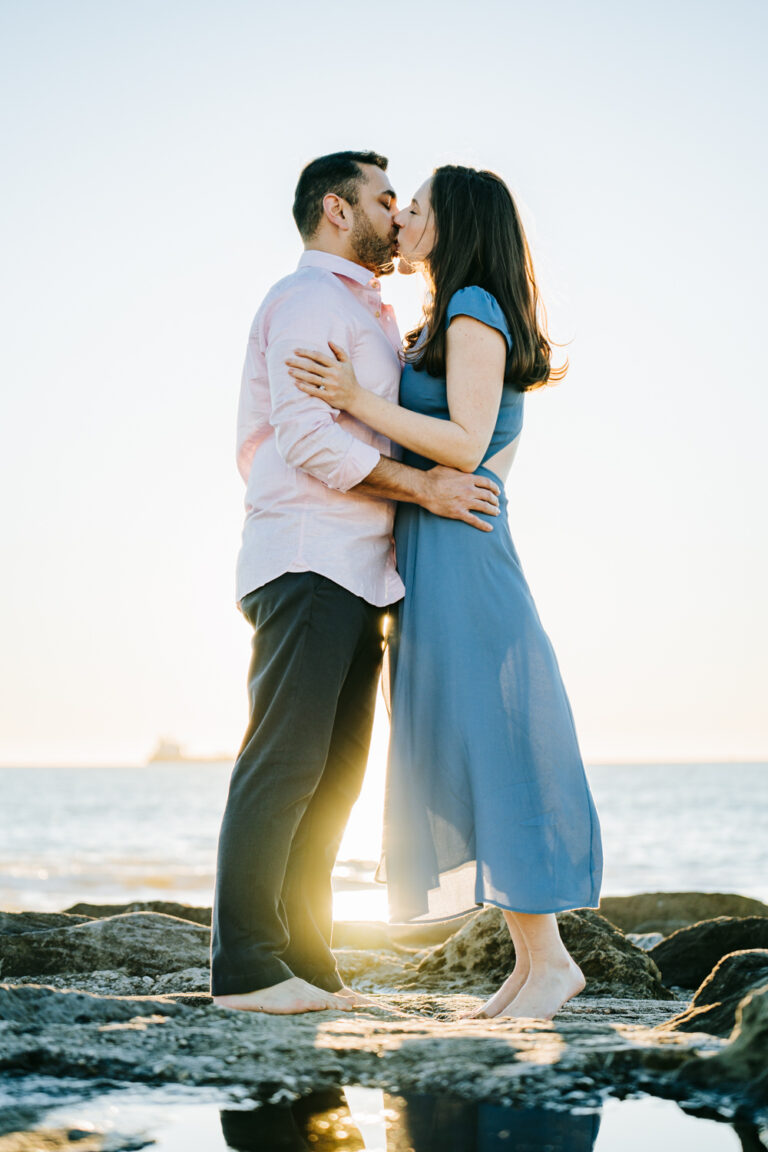 Engagement Photoshoot at the beach in El Segundo, Los Angeles, California