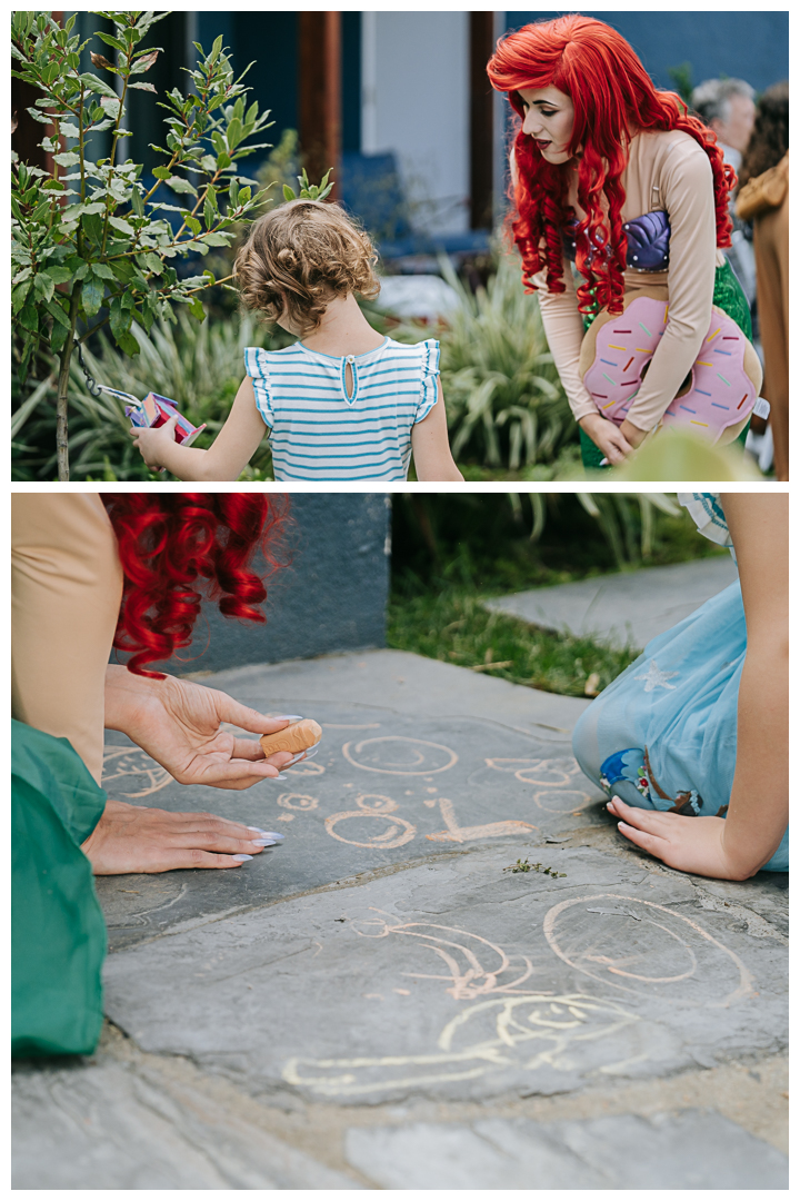 Mermaid theme Kids 6th Birthday Party at home in Torrance, Los Angeles, California