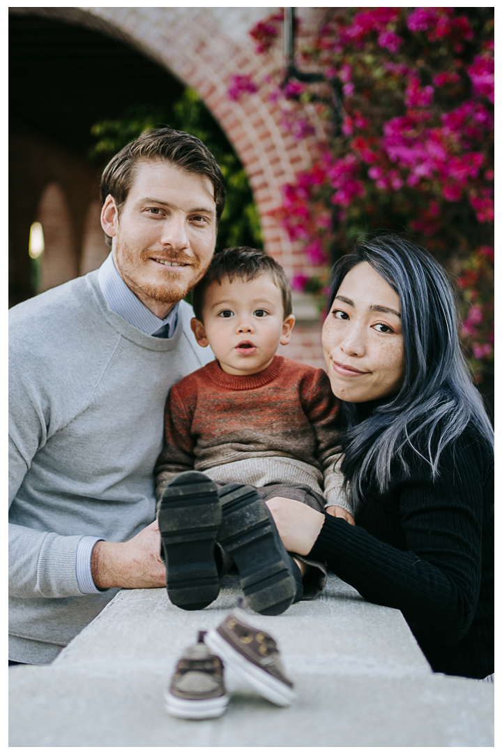 Family Photoshoot at Malaga Cove Plaza in Palos Verdes, Los Angeles, California