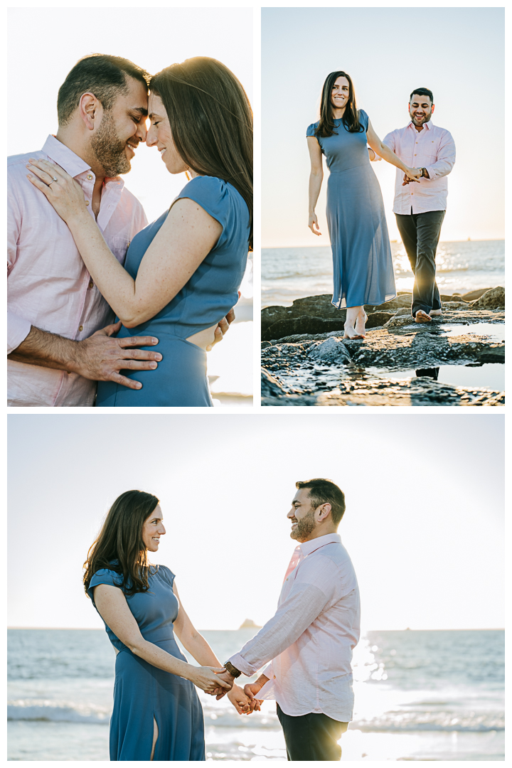 Engagement Photoshoot at the beach in El Segundo, Los Angeles, California