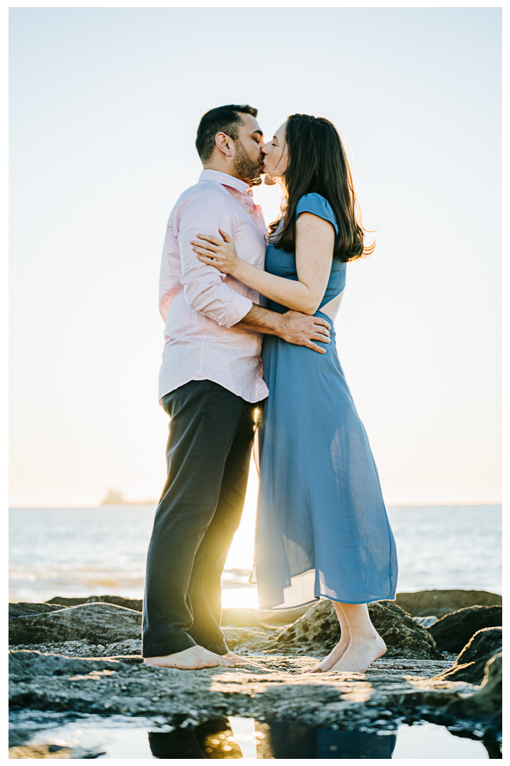 Engagement Photoshoot at the beach in El Segundo, Los Angeles, California