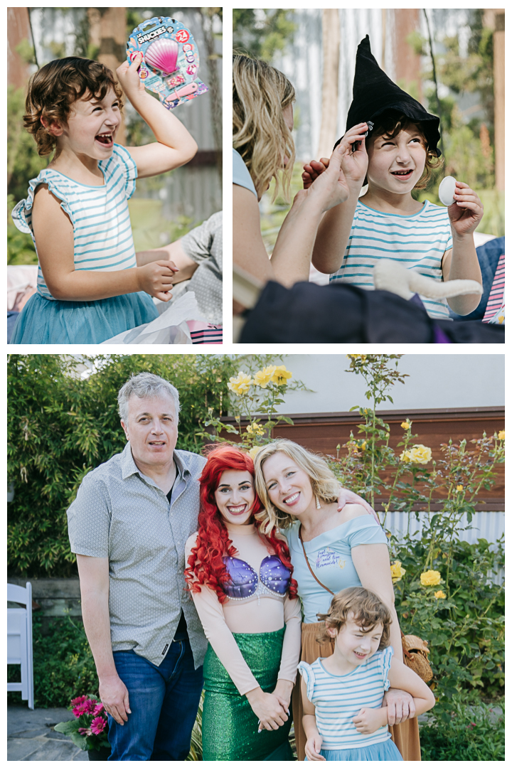 Mermaid theme Kids 6th Birthday Party at home in Torrance, Los Angeles, California