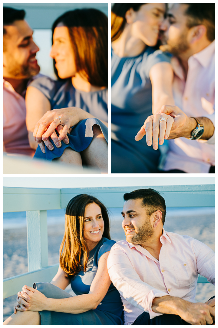 Engagement Photoshoot at the beach in El Segundo, Los Angeles, California