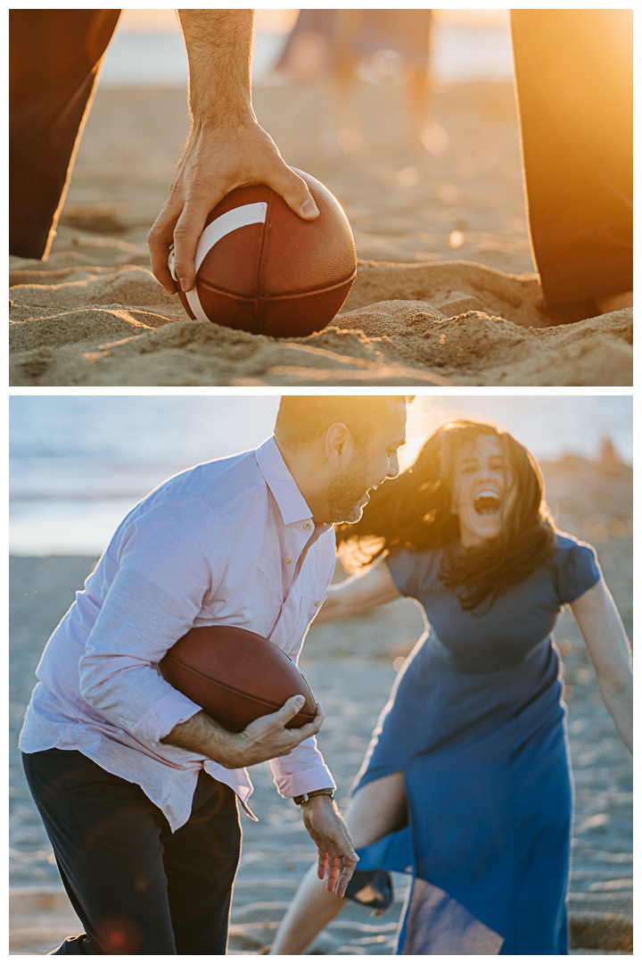 Engagement Photoshoot at the beach in El Segundo, Los Angeles, California