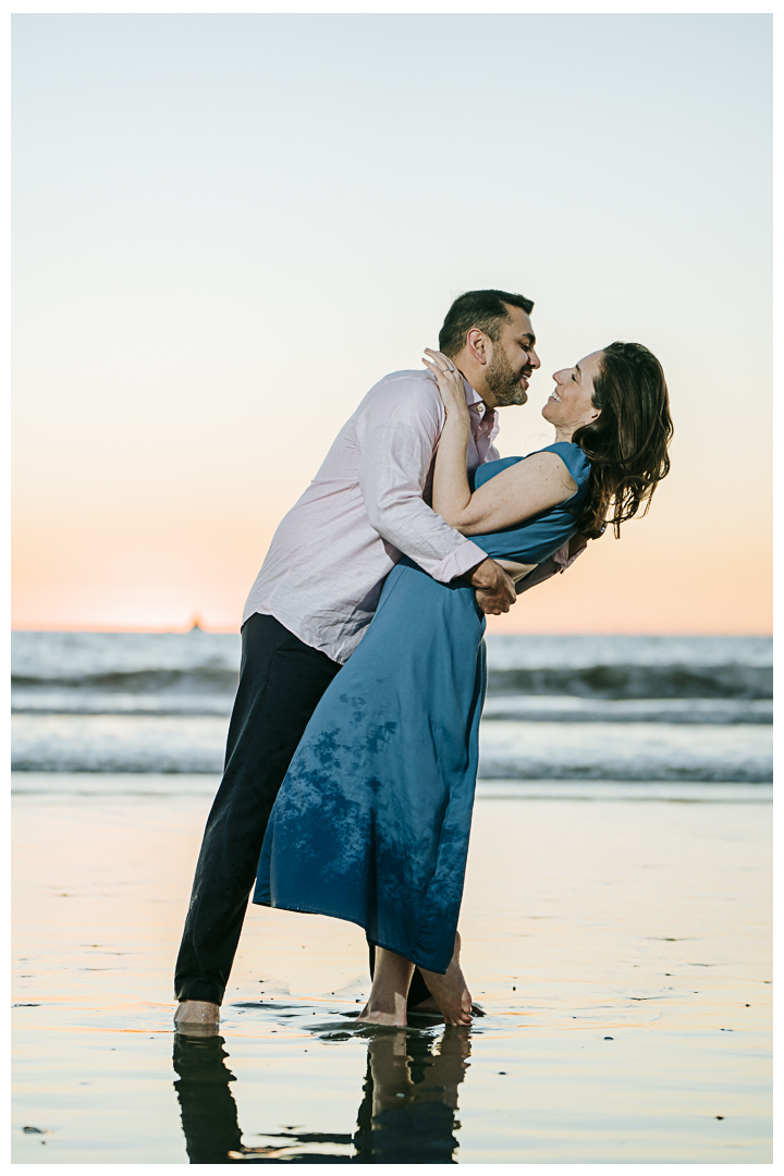 Engagement Photoshoot at the beach in El Segundo, Los Angeles, California