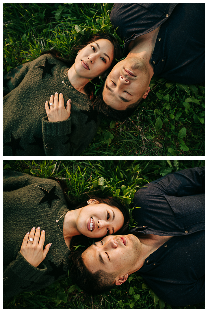 Surprise Proposal and Mini Engagement Photography at PV Secret Cove Lookout  in Palos Verdes Estates, Los Angeles, California