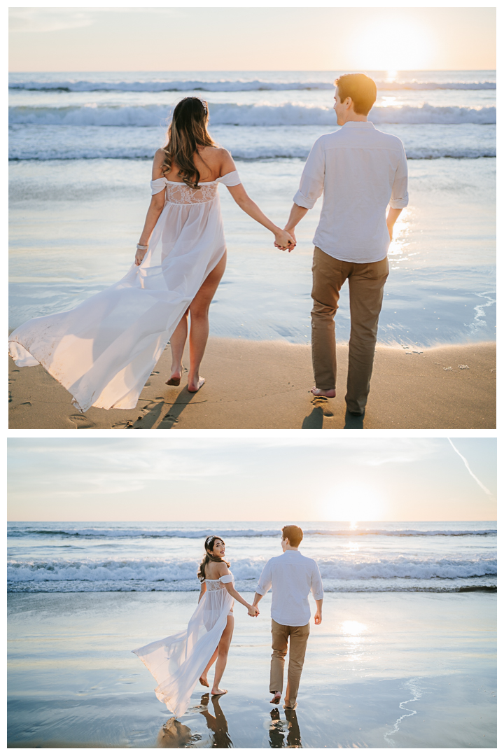 Maternity session in Manhattan Beach Pier, Los Angeles, California