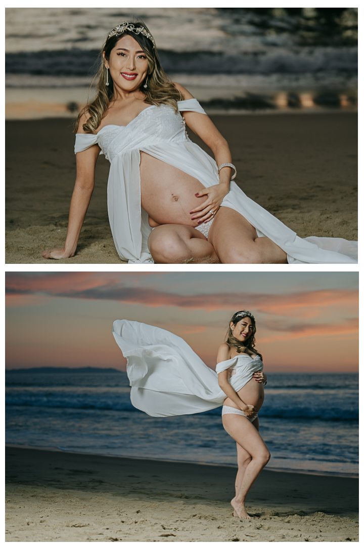 Maternity session in Manhattan Beach Pier, Los Angeles, California