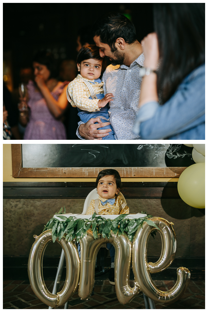 First Birthday Party Cake Smash at Tin Roof Bistro in El Segundo, Los Angeles, California