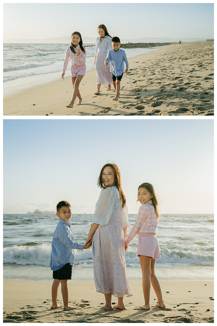 Family Photos at El Segundo Beach, Los Angeles, California