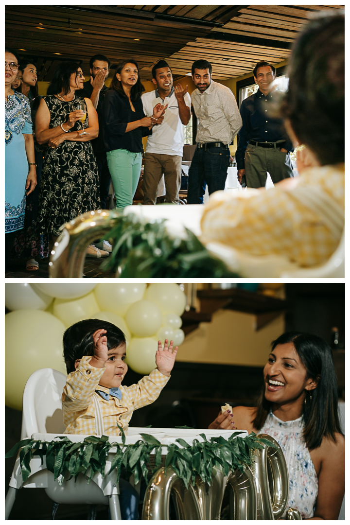 First Birthday Party Cake Smash at Tin Roof Bistro in El Segundo, Los Angeles, California