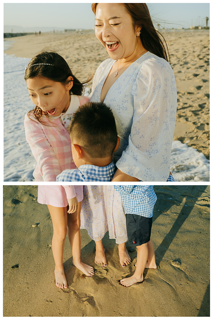 Family Photos at El Segundo Beach, Los Angeles, California