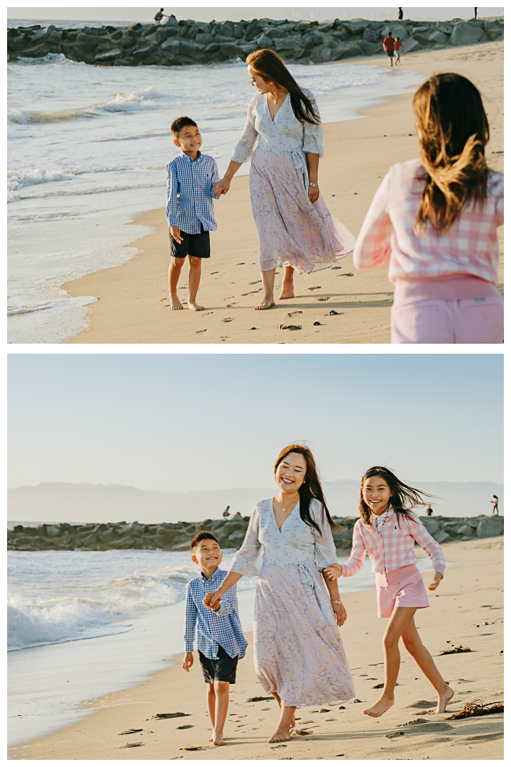 Family Photos at El Segundo Beach, Los Angeles, California