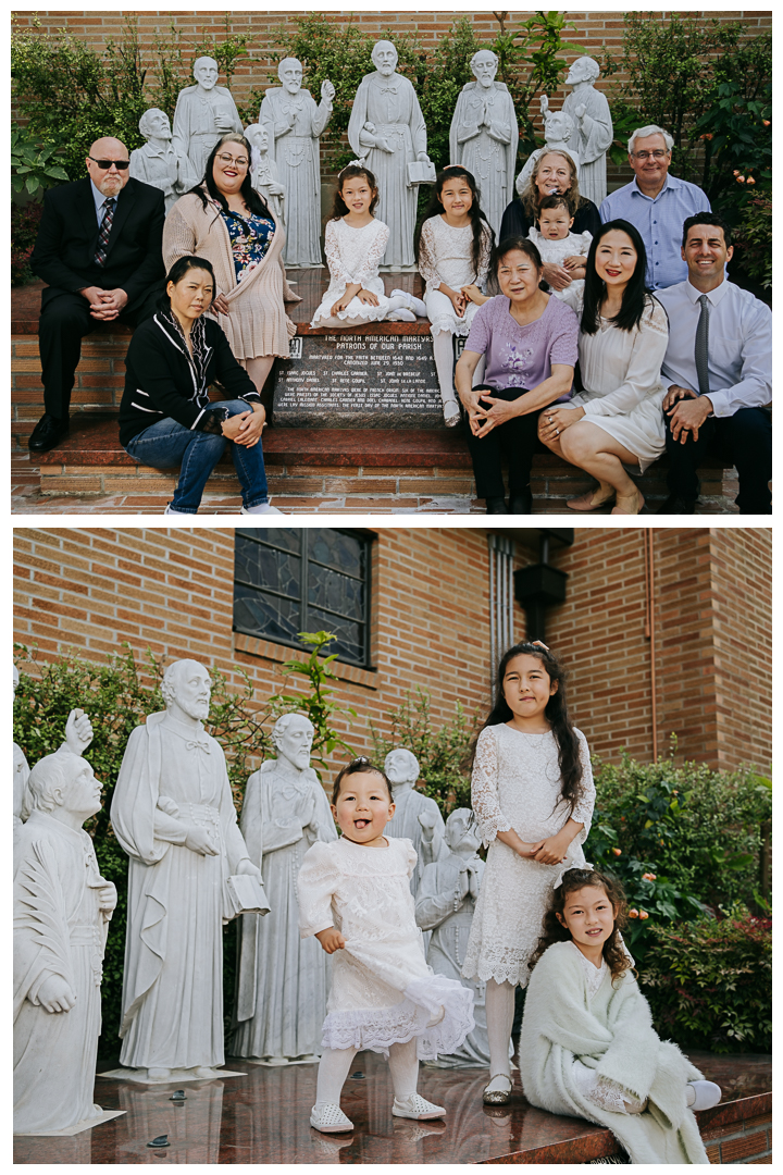 Baptism at American Martyrs Church in Manhattan Beach, Los Angeles, California