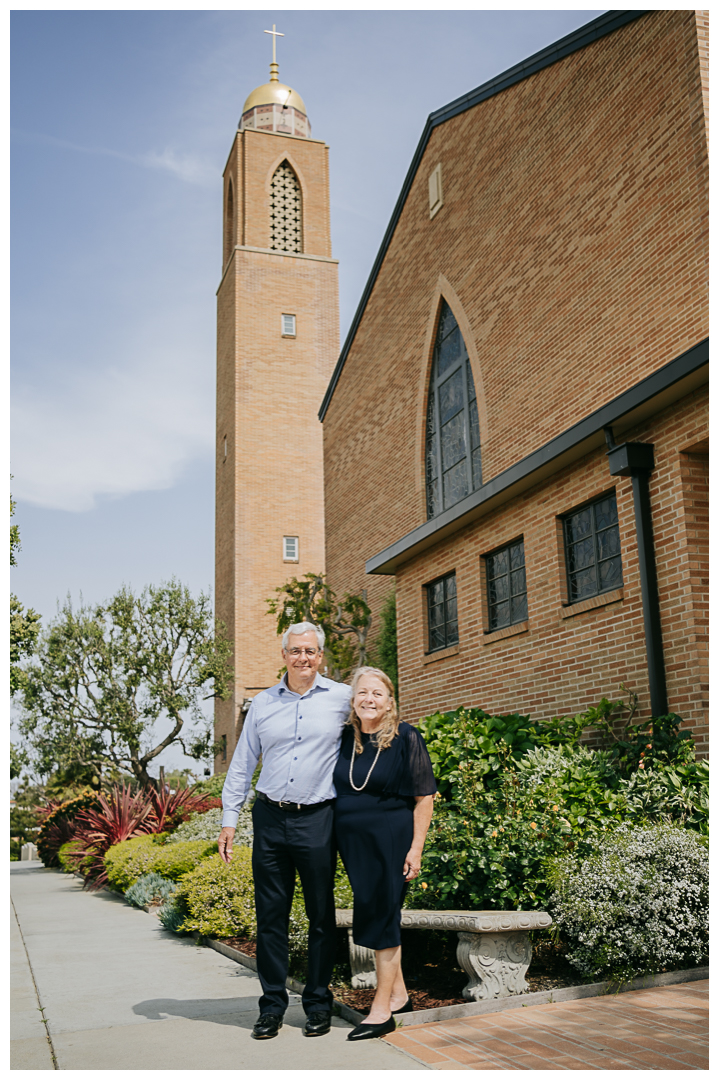 Baptism at American Martyrs Church in Manhattan Beach, Los Angeles, California