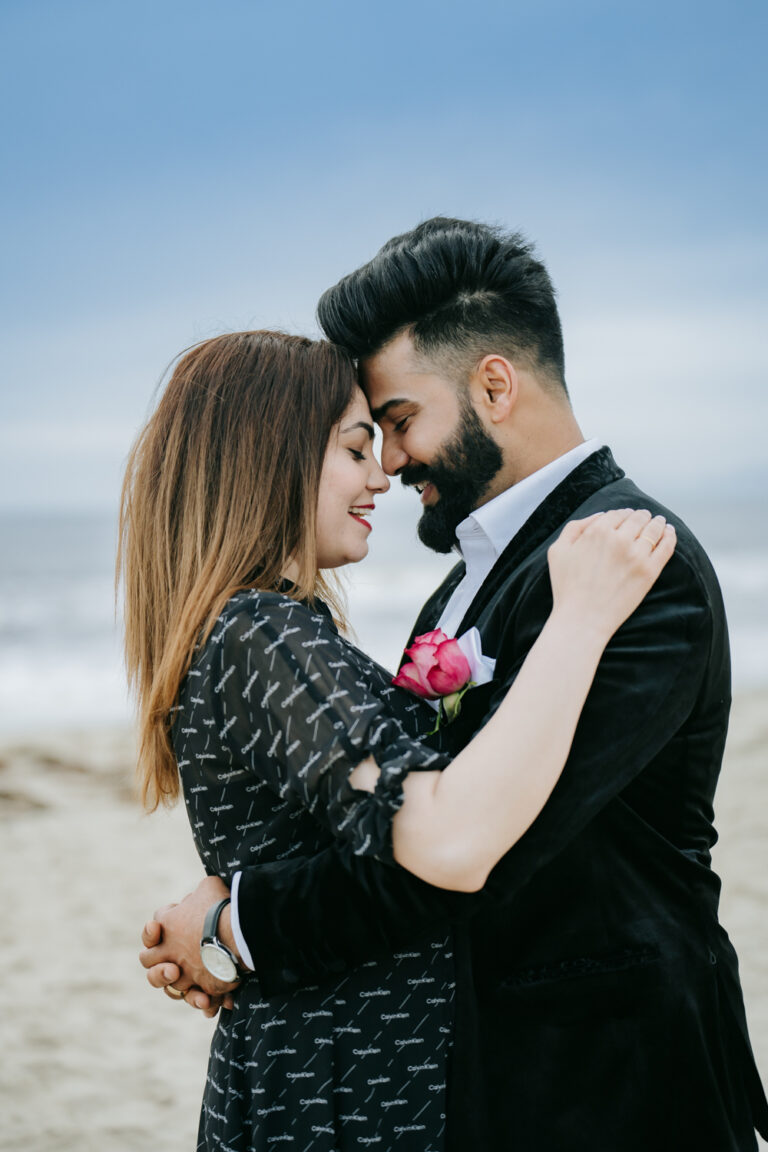 Surprise Proposal and Engagement at Hermosa Beach, Los Angeles, California