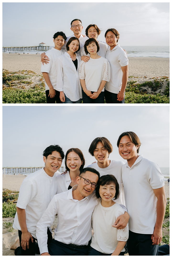 Family Photos at Manhattan Beah in Los Angeles, California