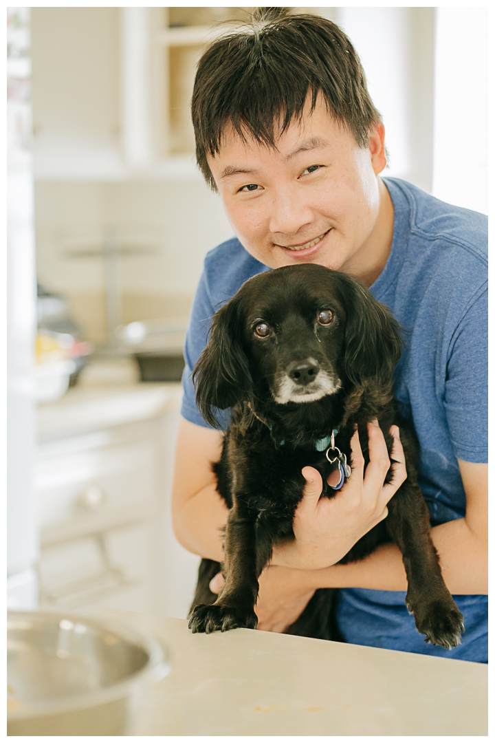 Dog Birthday Celebration Photography at home in Los Angeles, California