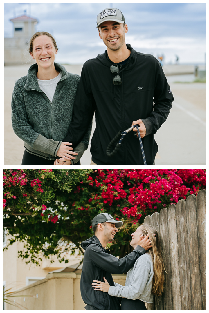 Surprise Proposal at Playa Del Rey in Los Angeles, California