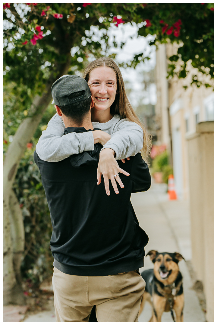 Surprise Proposal at Playa Del Rey in Los Angeles, California