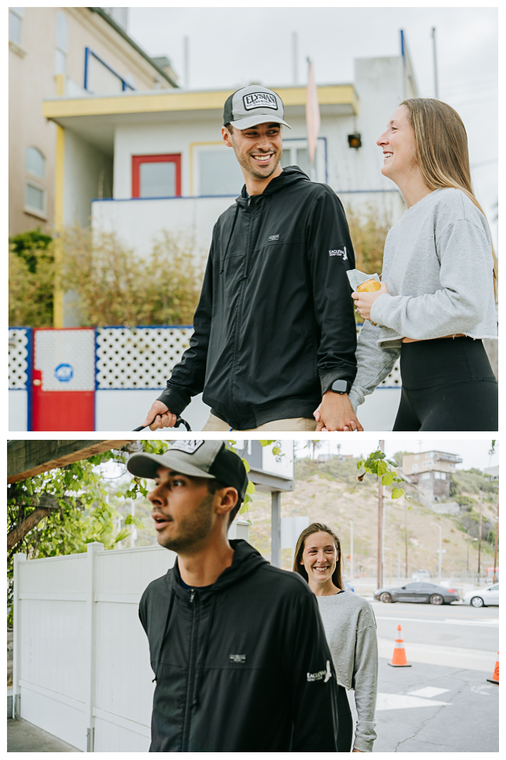 Surprise Proposal at Playa Del Rey in Los Angeles, California